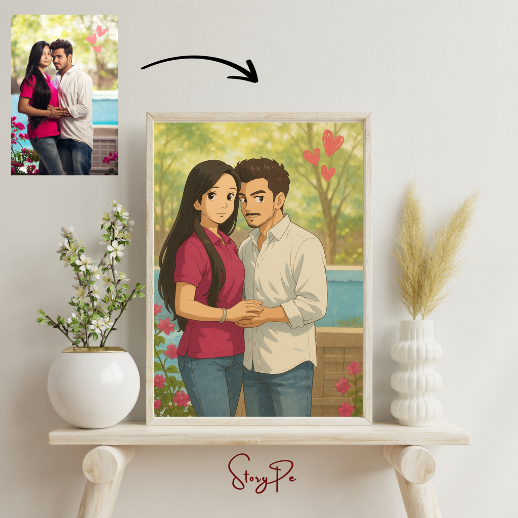 StoryPe - Ghibli Art Inspired Custom Photo Frame