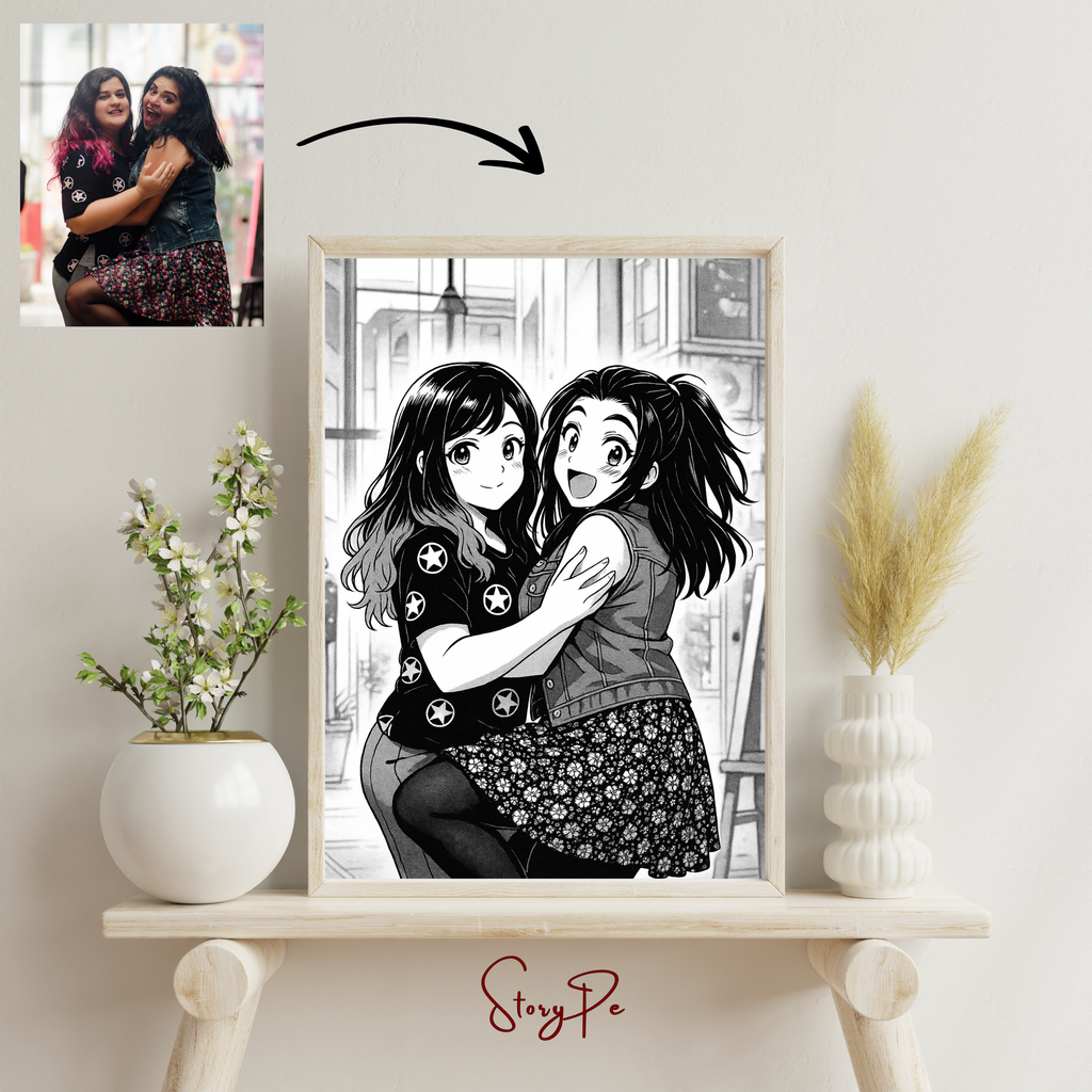 StoryPe - Manga Style Anime Inspired Custom Photo Frame