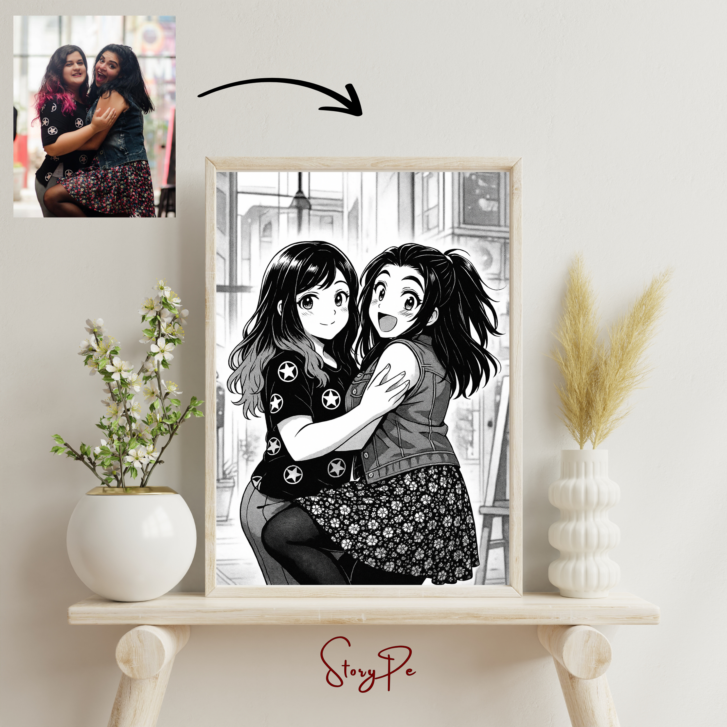 StoryPe - Manga Style Anime Inspired Custom Photo Frame