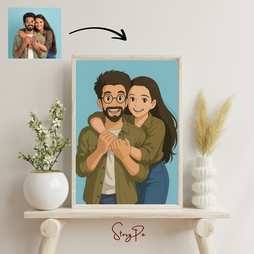 StoryPe - Ghibli Art Inspired Custom Photo Frame