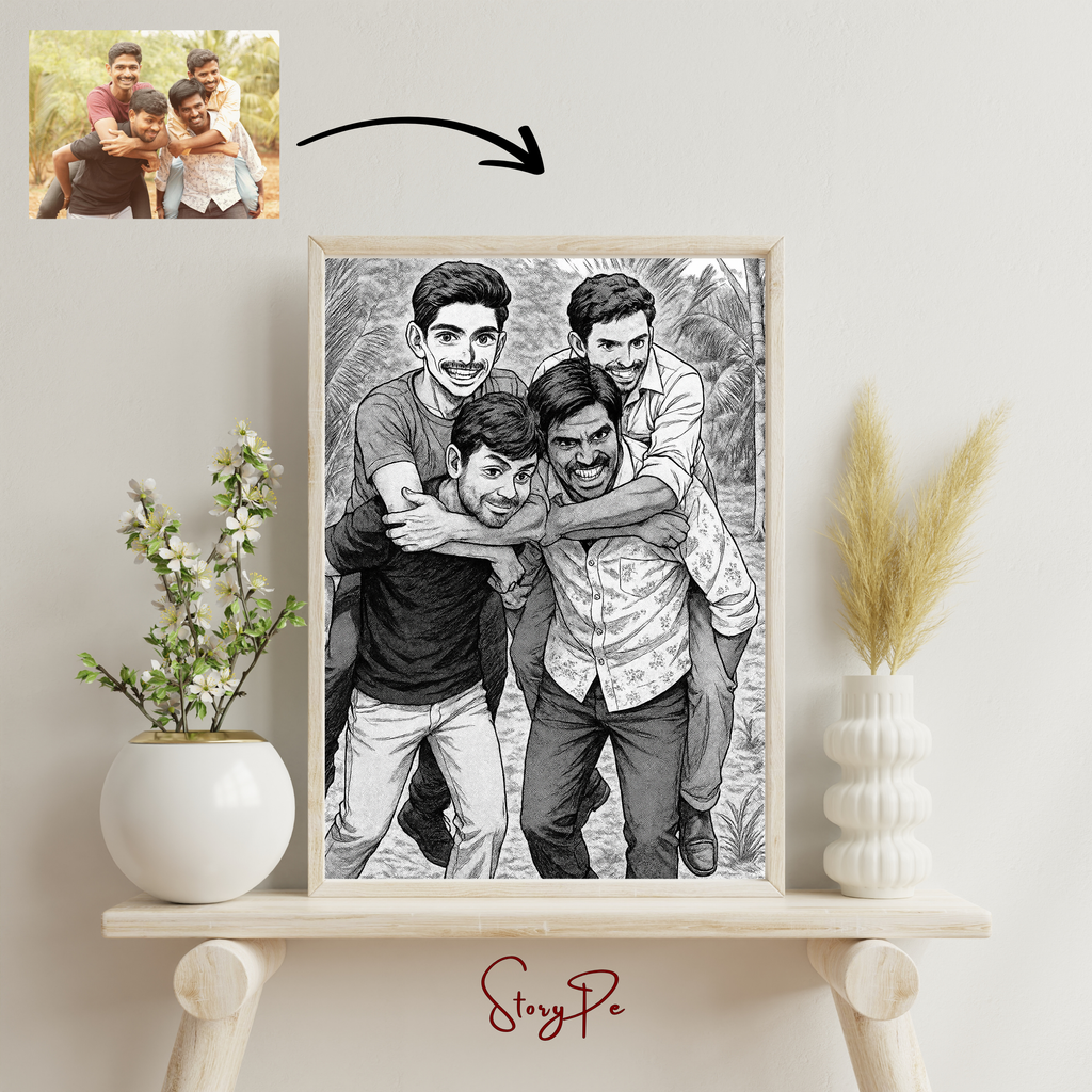 StoryPe - Manga Style Anime Inspired Custom Photo Frame