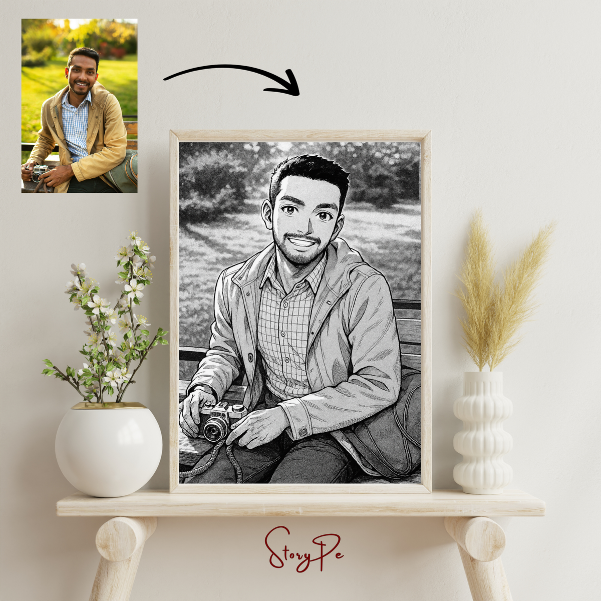 StoryPe - Manga Style Anime Inspired Custom Photo Frame