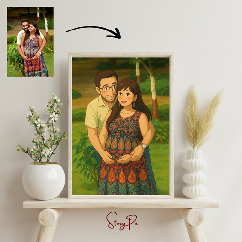 StoryPe - Ghibli Art Inspired Custom Photo Frame
