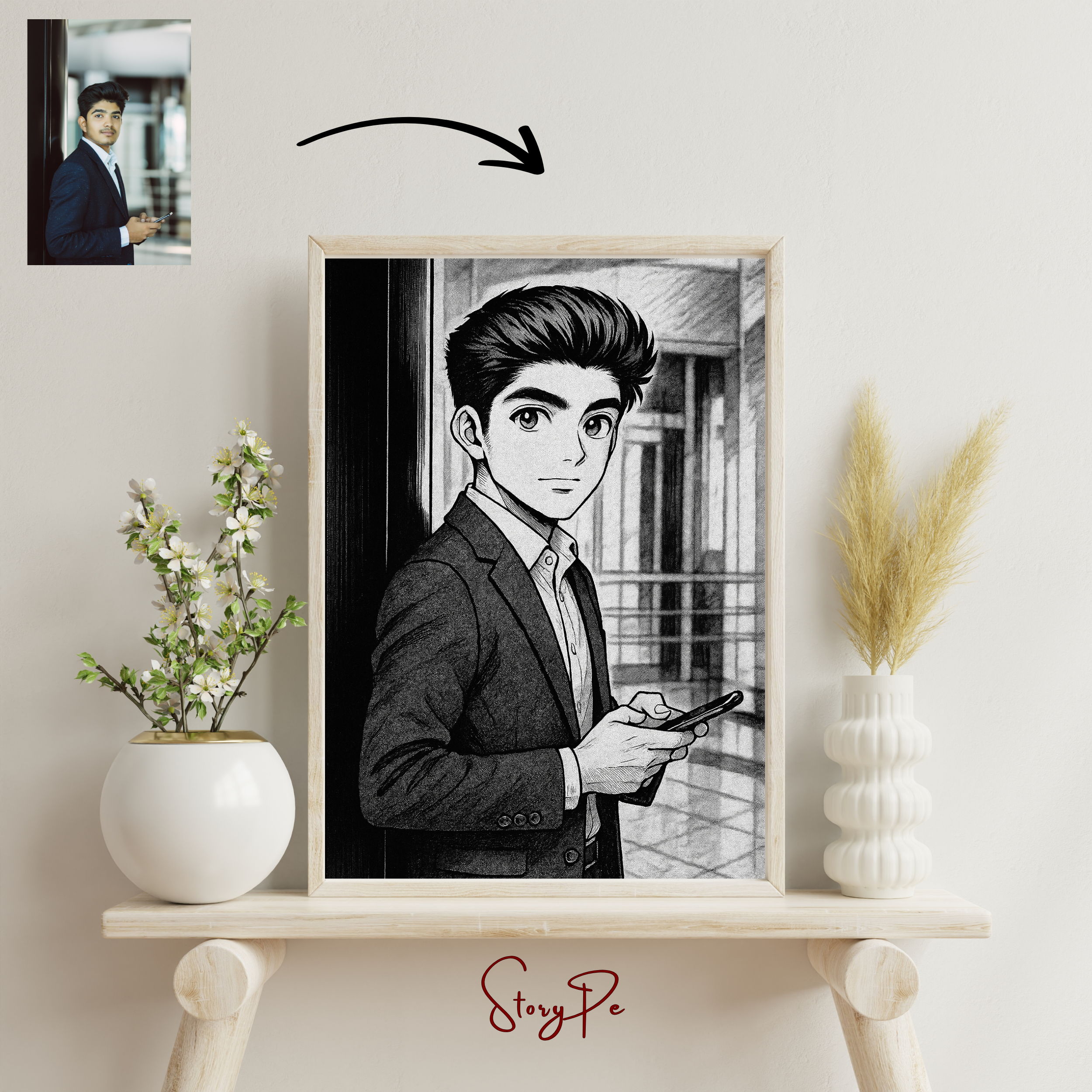 StoryPe - Manga Style Anime Inspired Custom Photo Frame
